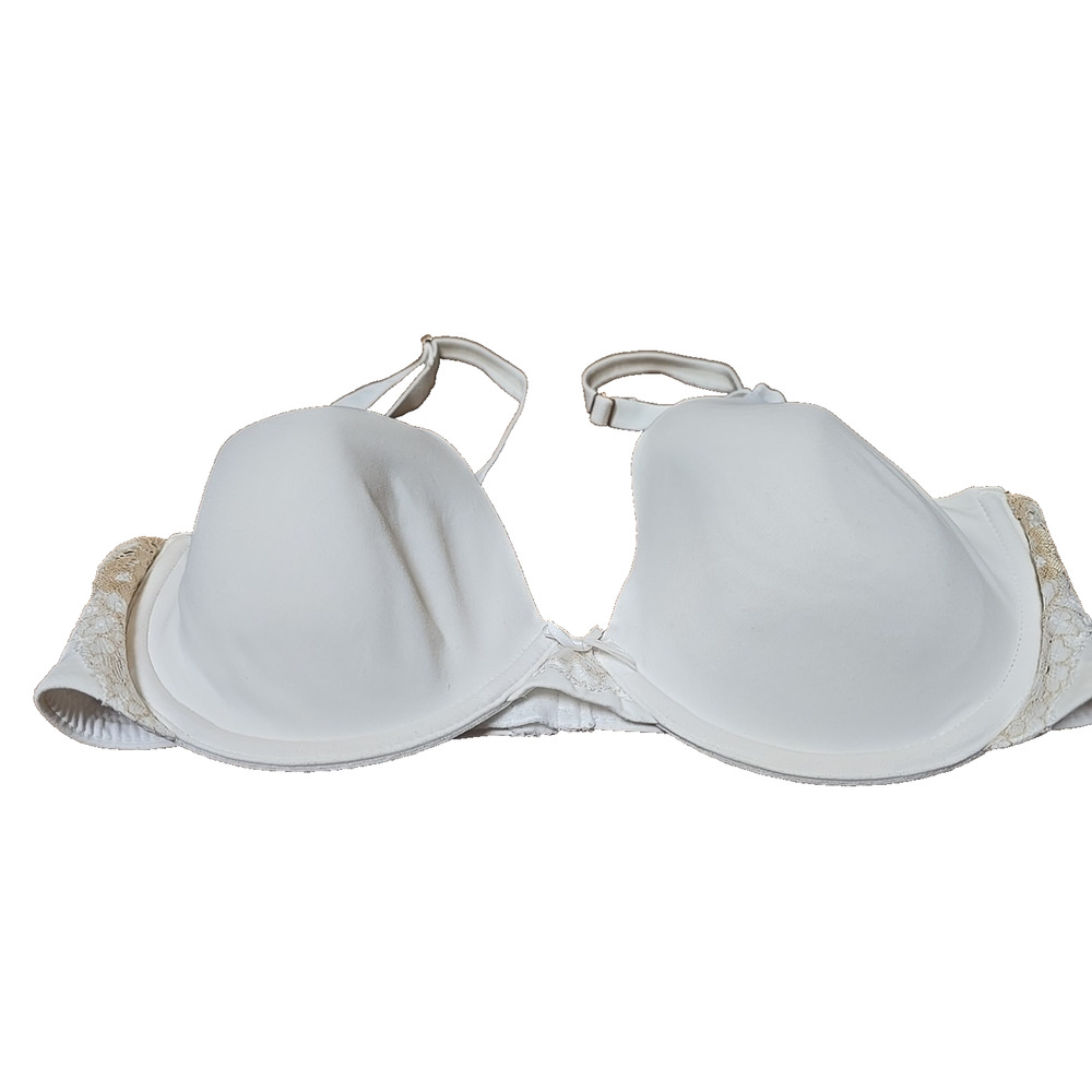 Maidenform One Fab Fit White Extra Coverage Underwire T-Shirt Bra Size 36C